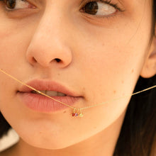 Load image into Gallery viewer, JANUARY | Garnet Necklace Charm Necklace Charms AURELIE GI