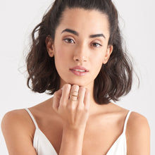 Load image into Gallery viewer, Gold Modern Circle Adjustable Ring