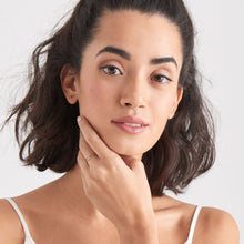 Load image into Gallery viewer, Silver Modern Twist Chain Adjustable Ring