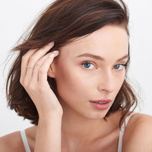 Load image into Gallery viewer, Silver Shimmer Half Eternity Ring