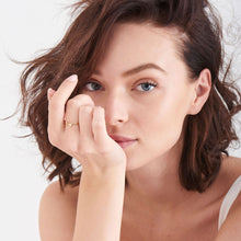 Load image into Gallery viewer, Gold Shimmer Stud Adjustable Ring