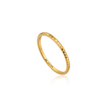 Load image into Gallery viewer, Gold Texture Band Ring