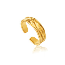 Load image into Gallery viewer, Gold Crush Adjustable Ring