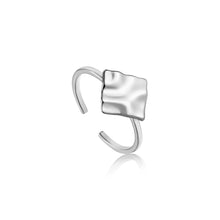 Load image into Gallery viewer, Silver Crush Square Adjustable Ring
