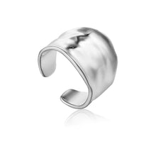 Load image into Gallery viewer, Silver Crush Wide Adjustable Ring