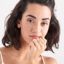 Load image into Gallery viewer, Gold Glow Wide Adjustable Ring