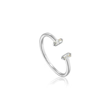 Load image into Gallery viewer, Silver Glow Adjustable Ring