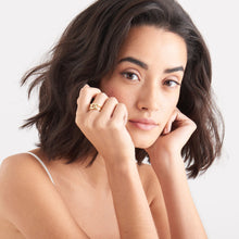 Load image into Gallery viewer, Gold Wide Curb Chain Adjustable Ring