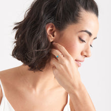 Load image into Gallery viewer, Silver Turquoise Claw Ring