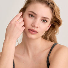 Load image into Gallery viewer, Gold Midnight Thick Adjustable Ring