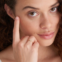 Load image into Gallery viewer, Evil Eye Gold Adjustable Ring