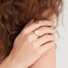 Load image into Gallery viewer, Eclipse Emblem Gold Adjustable Ring