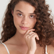 Load image into Gallery viewer, Forest Green Enamel Carabiner Gold Adjustable Ring