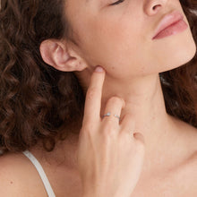 Load image into Gallery viewer, Silver Key Adjustable Ring