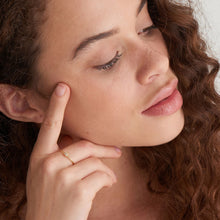 Load image into Gallery viewer, Gold Padlock Sparkle Adjustable Ring