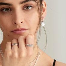 Load image into Gallery viewer, silver-twist-ring