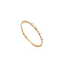 Load image into Gallery viewer, 14kt Gold Stargazer Natural Diamond Constellation Ring