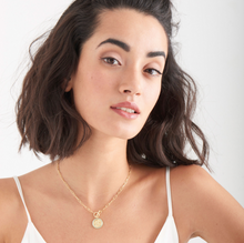 Load image into Gallery viewer, Gold Emperor T-bar Necklace