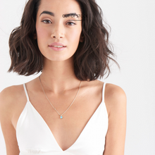 Load image into Gallery viewer, Turquoise Pendant Silver Necklace