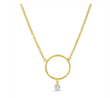 Load image into Gallery viewer, Dashing Diamonds Circle Necklace
