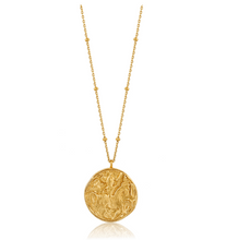 Load image into Gallery viewer, Gold Greek Warrior Necklace