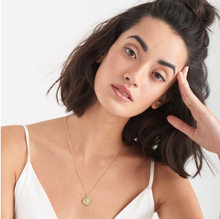 Load image into Gallery viewer, Gold Victory Goddess Necklace