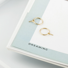 Load image into Gallery viewer, GINA | Key Charm Hoop Earrings