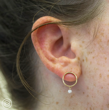 Load image into Gallery viewer, Front Hoop Earrings