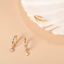 Load image into Gallery viewer, AMY | Single Diamond Stud Studs AURELIE GI