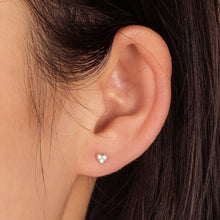 Load image into Gallery viewer, SOPHIE | Diamond Heart Studs