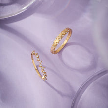 Load image into Gallery viewer, SAMARA | Lab Grown Diamond Stacking Ring by Aurelie Gi — on model
