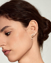 Load image into Gallery viewer, Lab-Grown Diamond Cascade Studs by Aurelie Gi — on model
