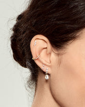 Load image into Gallery viewer, Emerald-Cut Lab-Grown Diamond Earring Charm by Aurelie Gi — detail view
