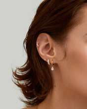 Load image into Gallery viewer, POMONA | Pear Lab Grown Diamond Earring Charm by Aurelie Gi — detail view
