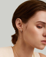 Load image into Gallery viewer, Marquise Duo Lab Grown Diamond Flatback Stud by Aurelie Gi — detail view
