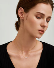 Load image into Gallery viewer, Graduated Lab Grown Diamond Curve Necklace by Aurelie Gi — detail view
