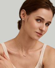 Load image into Gallery viewer, MARISTELA | Lab Grown Diamond Bow Necklace by Aurelie Gi — on model
