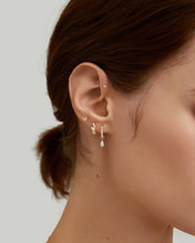Load image into Gallery viewer, BELLATRIX | Lab Grown Diamond Butterfly Threadless Flatback Earring by Aurelie Gi — detail view
