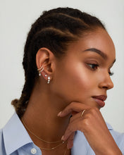 Load image into Gallery viewer, Pear Lab Grown Diamond Earring Charm by Aurelie Gi — alternate angle
