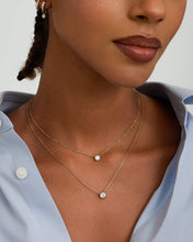 Load image into Gallery viewer, Solitaire Lab Grown Diamond Necklace by Aurelie Gi — detail view
