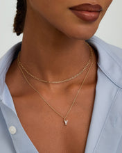 Load image into Gallery viewer, Paper Clip Chain Necklace by Aurelie Gi — on model
