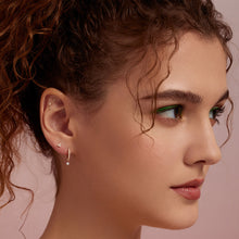 Load image into Gallery viewer, URSA | Opal and Lab Grown Diamond Constellation Threadless Flatback Earring by Aurelie Gi — on model
