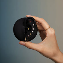 Load image into Gallery viewer, April Birthstone | Diamond Stud Earring by Aurelie Gi — alternate angle
