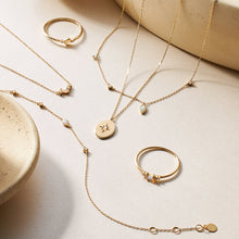 Load image into Gallery viewer, ELARA | Opal Disc Necklace by Aurelie Gi — on model
