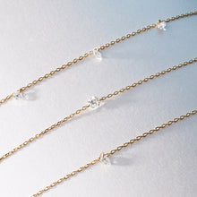 Load image into Gallery viewer, POISE | Triple Floating Diamond Bracelet by Aurelie Gi — on model
