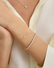 Load image into Gallery viewer, 1.35ct Lab Grown Diamond Tennis Bangle by Aurelie Gi — detail view
