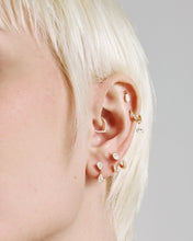 Load image into Gallery viewer, ARABELLA | Pear Lab Grown Diamond Dangle Threaded Flatback by Aurelie Gi — detail view
