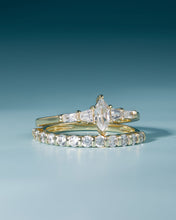 Load image into Gallery viewer, Lab Grown Diamond Half Eternity Band #7 by Aurelie Gi — on model
