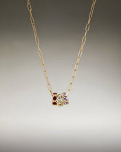 Load image into Gallery viewer, Bezel-Set Gemstone Bangle Charm by Aurelie Gi — alternate angle
