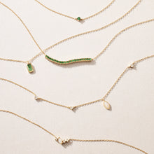 Load image into Gallery viewer, CARINA | Triple Tsavorite Necklace by Aurelie Gi — on model
